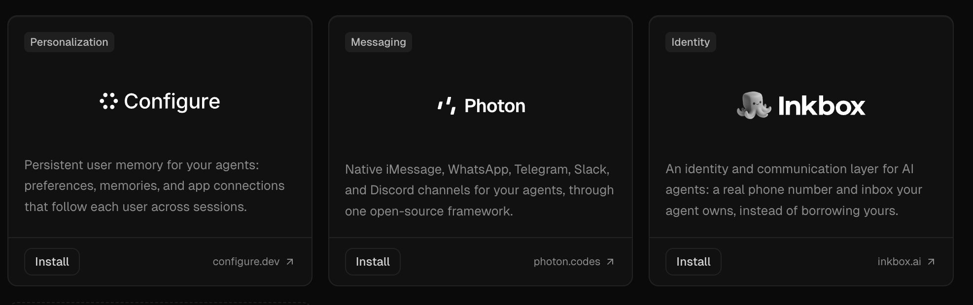 Maritime Integrations with Configure, Photon, and Inkbox listings
