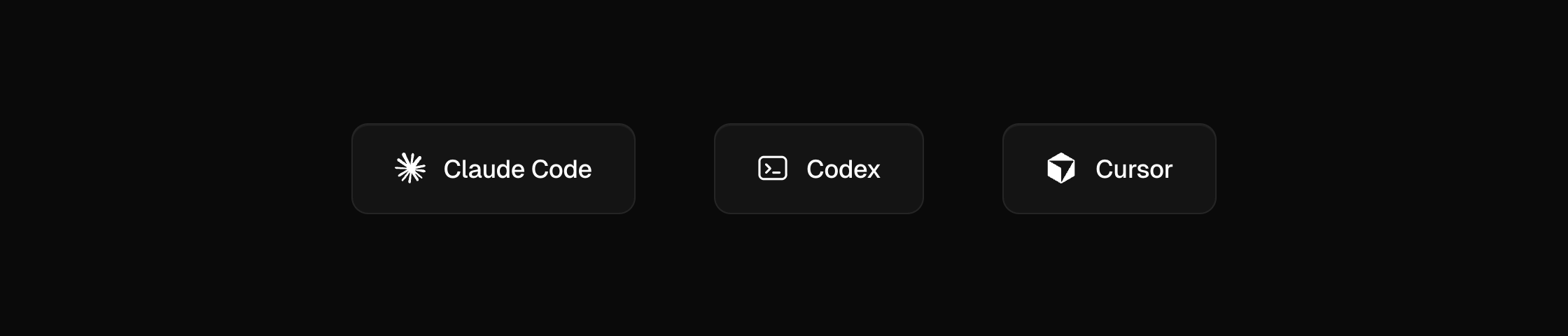 Claude Code, Cursor, and Codex driving Maritime
